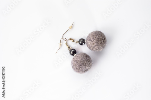 Felt earrings