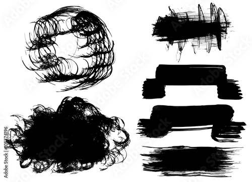  dry brush smears