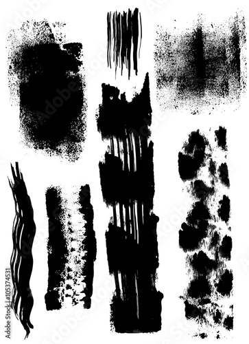  dry brush smears