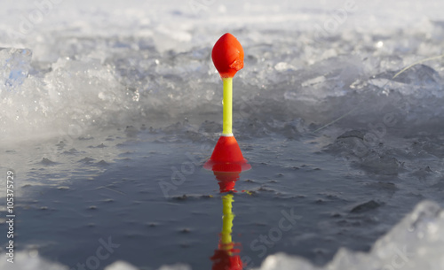 Fishing on ice in the month of January © gaborphotos
