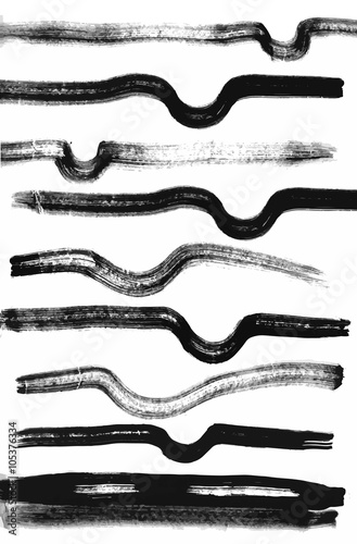 dry brush smears