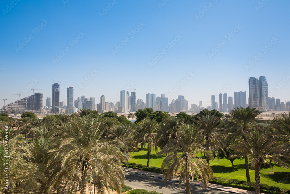 view of the city on the bay