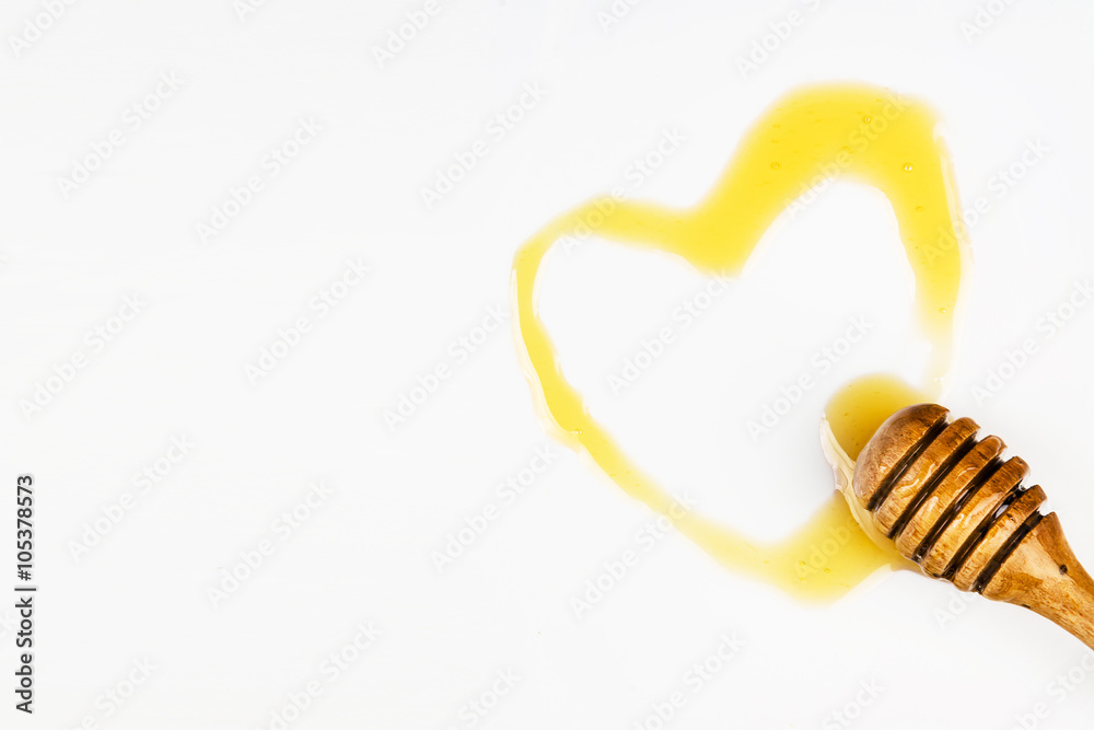 heart shaped maple syrup isolated on white heart shaped maple syrup isolated on white