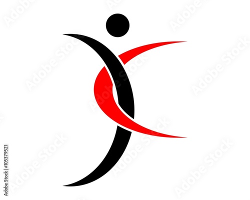 Dance swing logo
