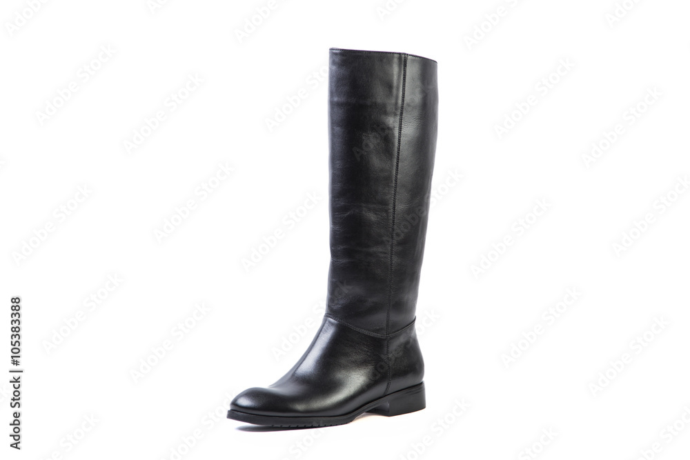 black female high boots on a white background, online shop black female high boots on a white background, online shop