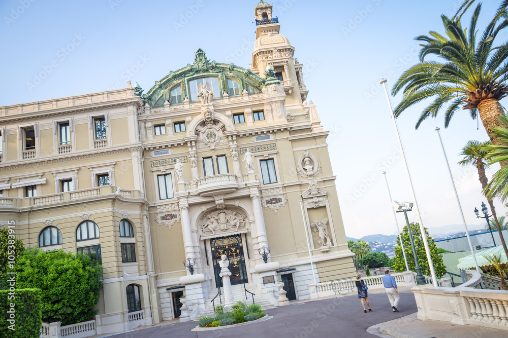 Front of the Grand Casino in Monte Carlo, Monaco 20.06.2015