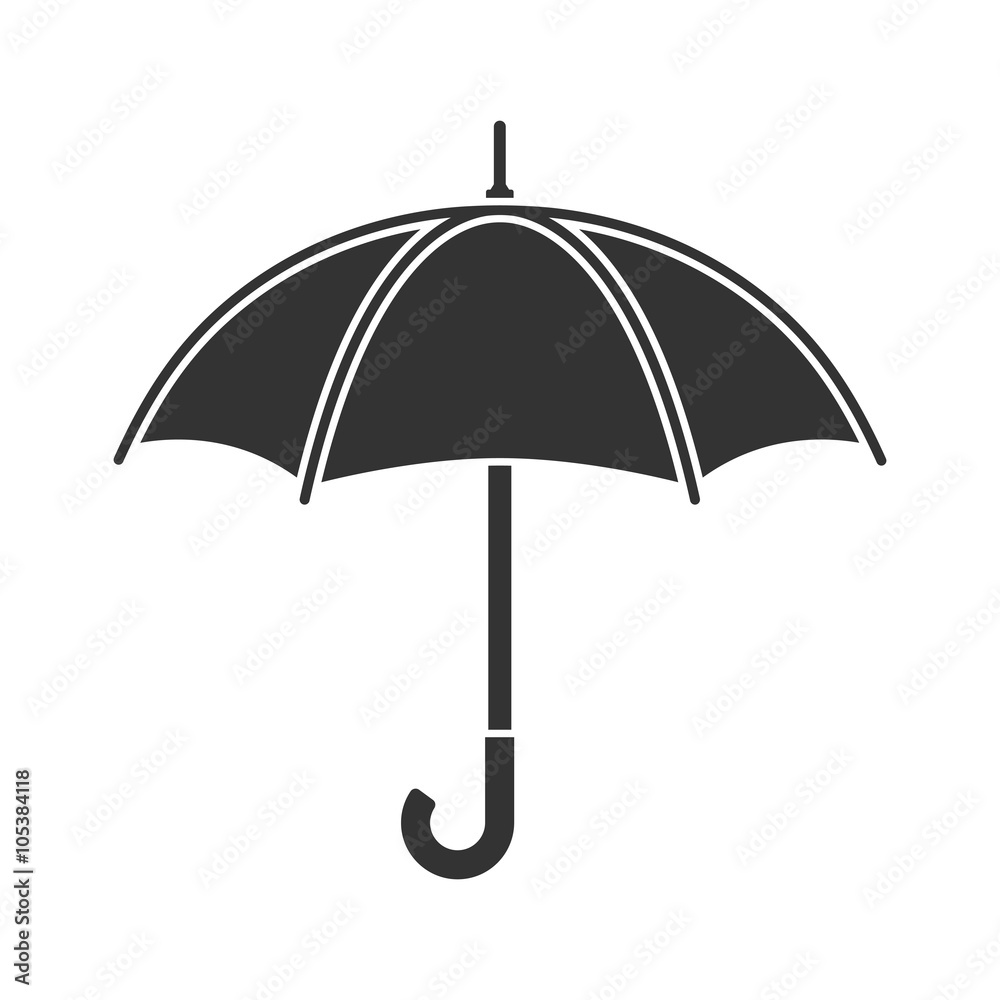 Umbrella icon vector, rain protection Umbrella icon vector, rain protection