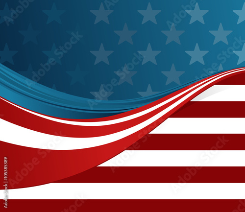 american flag colors with stars and stripes