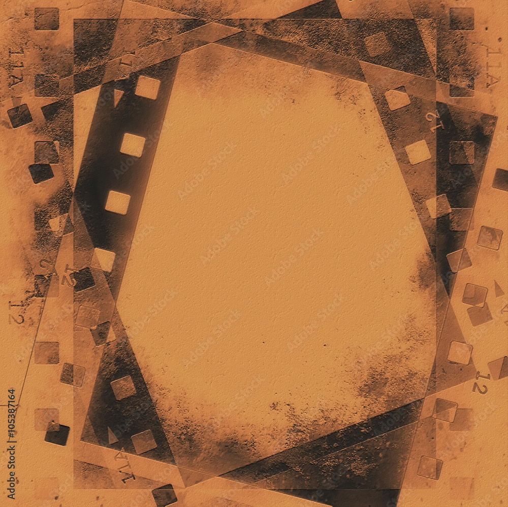 Naklejka premium grunge film strip background