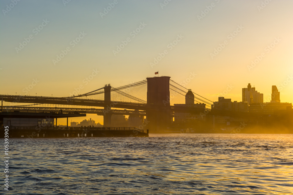 Fototapeta premium brooklynBridgeMornin