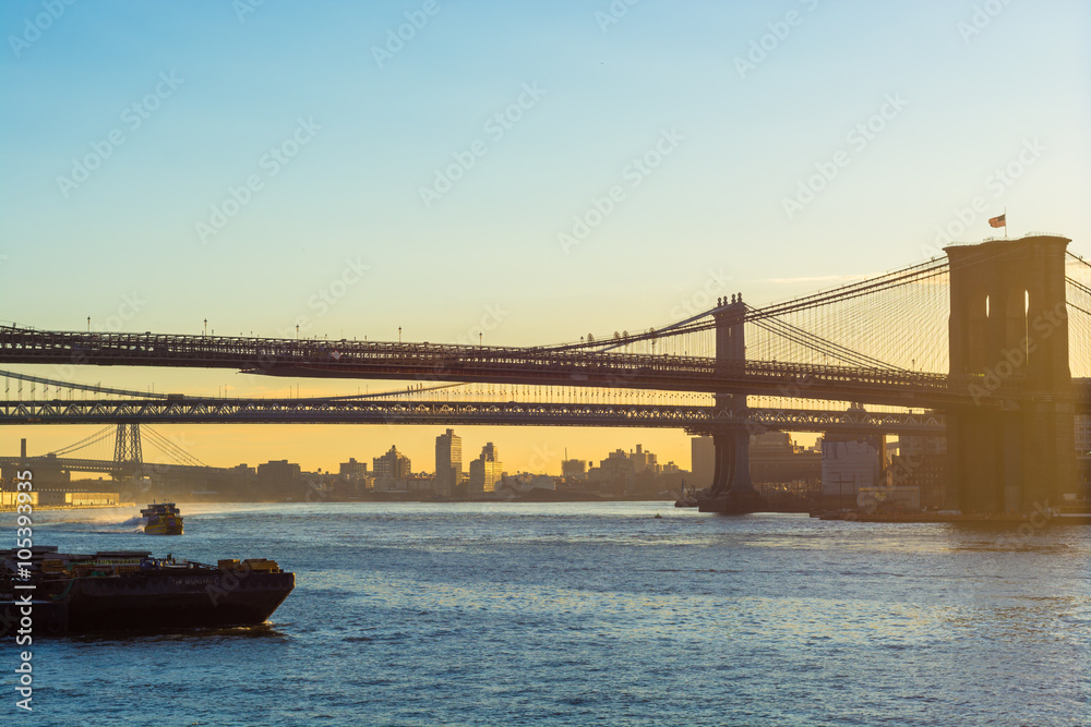 Fototapeta premium brooklynBridgeMorning