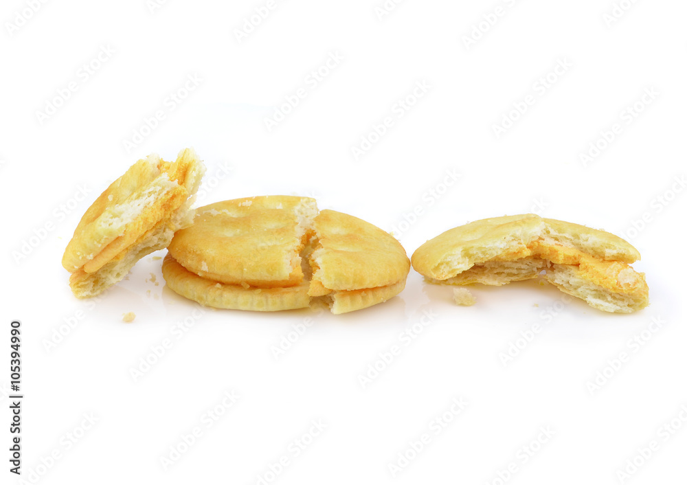 biscuits isolated on white biscuits isolated on white