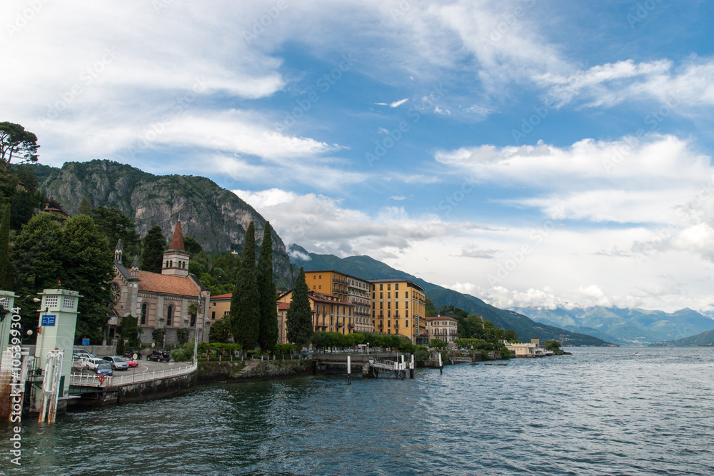Menaggio town on Como lake, Italy
