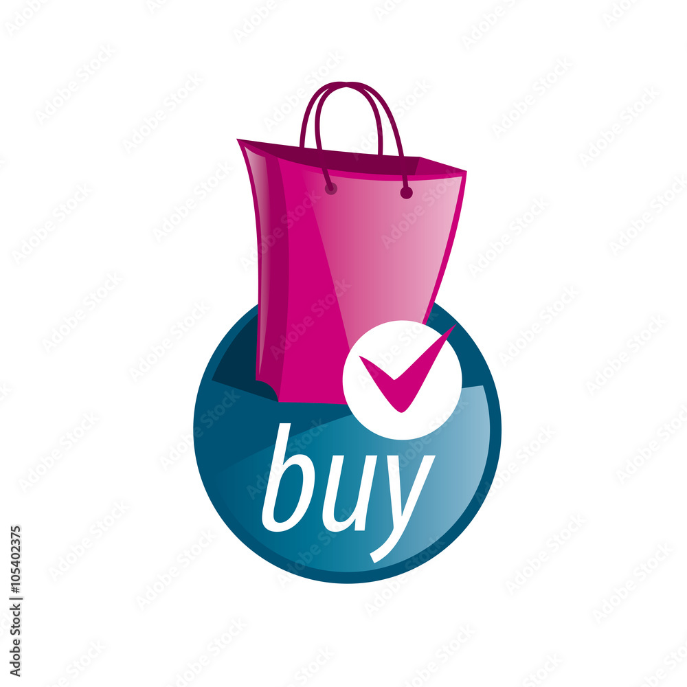 Fototapeta premium vector shopping logo