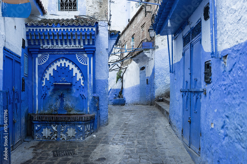 ciudades de Marruecos, calles de chefchaouen © Antonio ciero