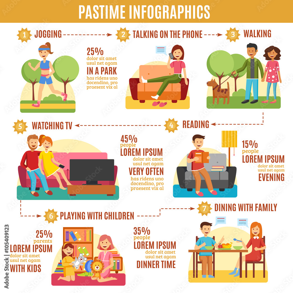 Pastime Infographics Diagram