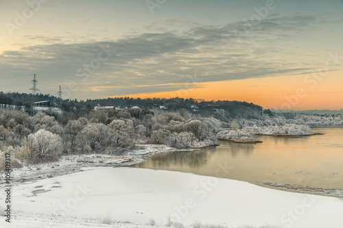 River in winter