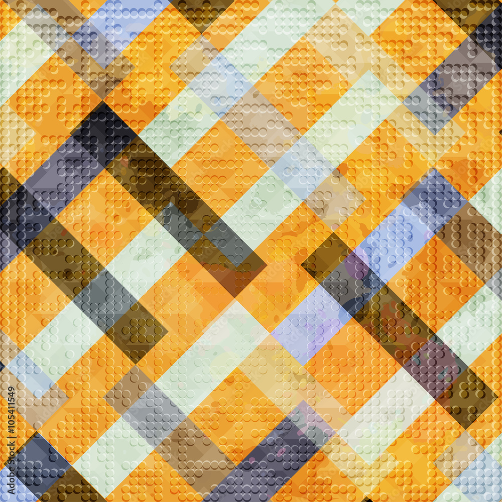 bright beautiful polygons geometric pattern grunge texture