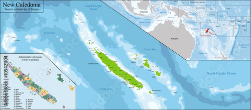 New Caledonia map