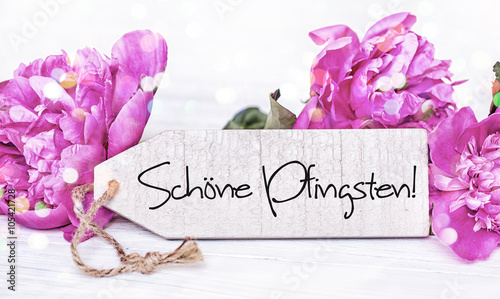 schöne Pfingsten Karte 