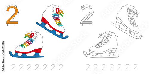 Tracing worksheet for figure 2