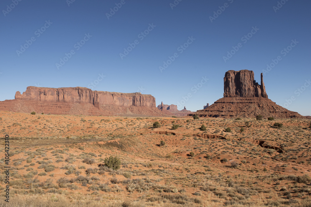 Desierto de rocas en el Monument Valley, Utah, USA