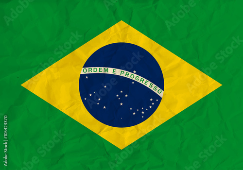 Brazil  paper  flag