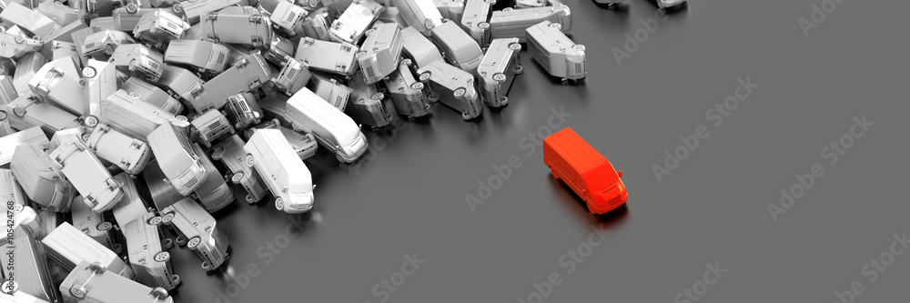 Naklejka premium Transportation and logistics background