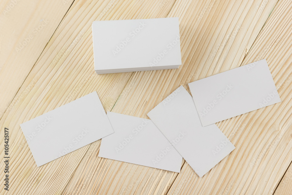 White blank business visit card, gift, ticket, pass, present clo White blank business visit card, gift, ticket, pass, present clo