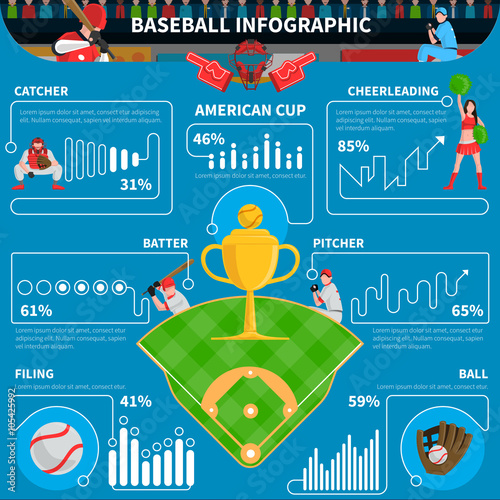 Photography Baseball Infographics Elements