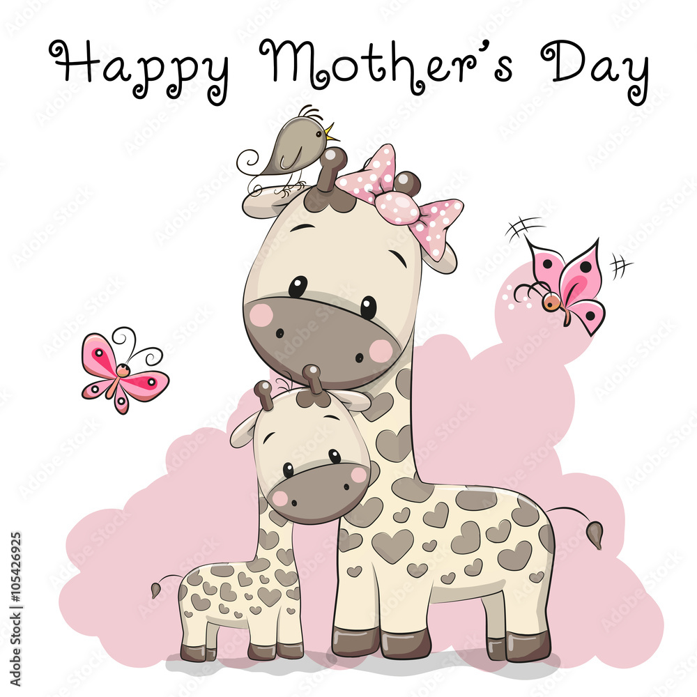 Naklejka premium Happy Mothers Day