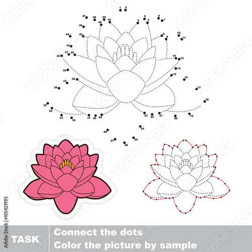 Lotus . Vector numbers game.