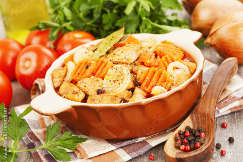 Meat stew with vegetables