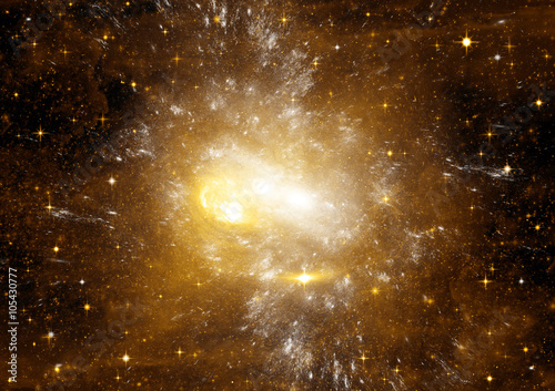 galaxy in a free space