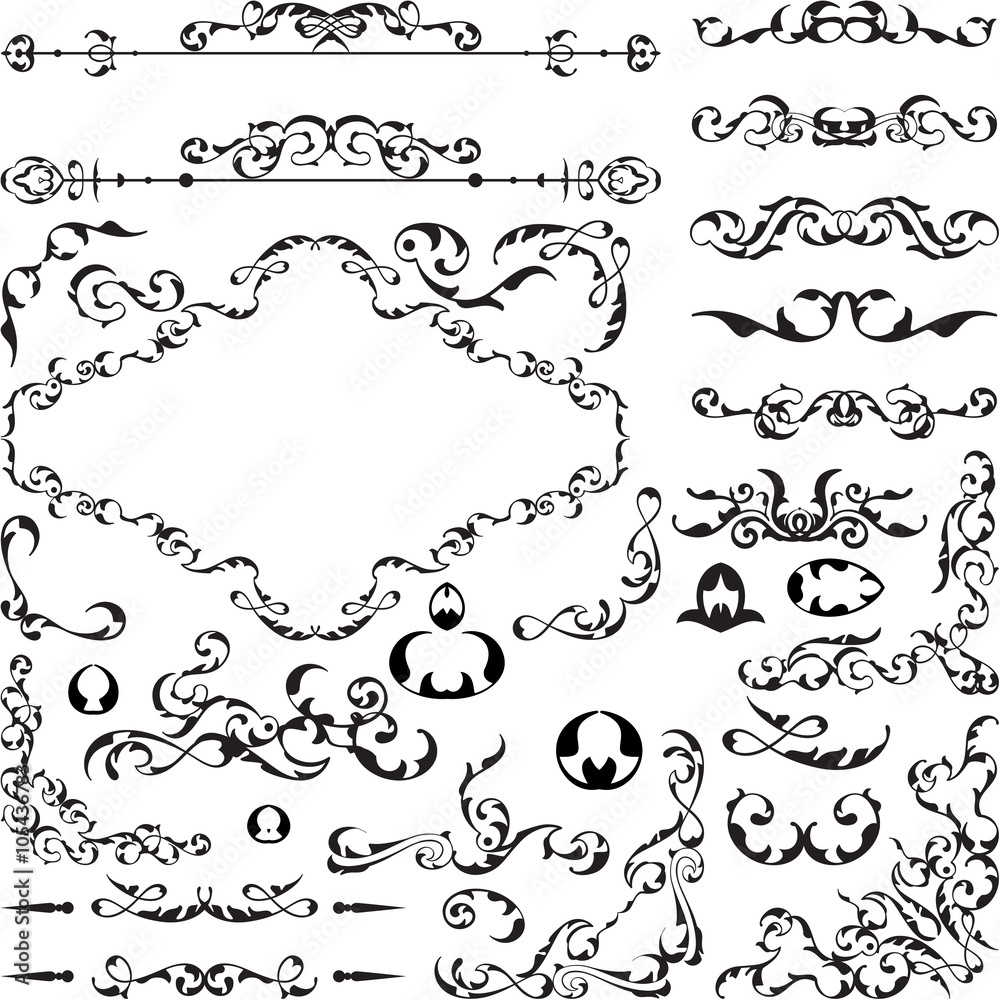 Fine remarkable retro design set Fine remarkable retro design set