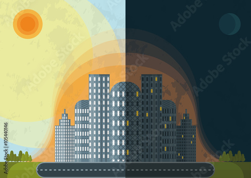 Urban heat island effect