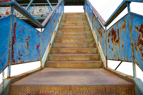 Old metal stairs © peerawat444
