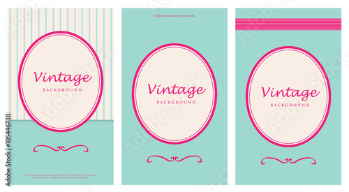 vintage background green version