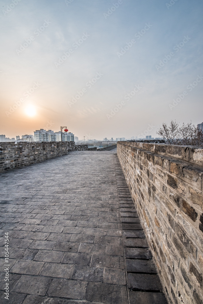 ancient city wall, zhonghua gate, Nanjing, China
