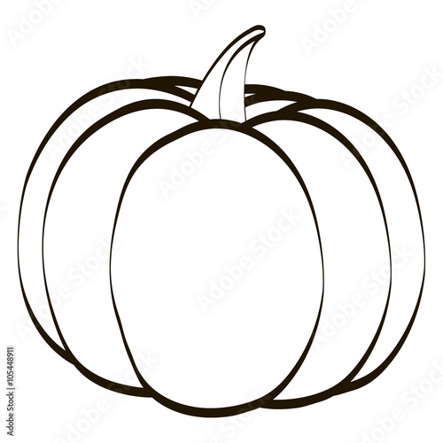 Isolated pumpkin