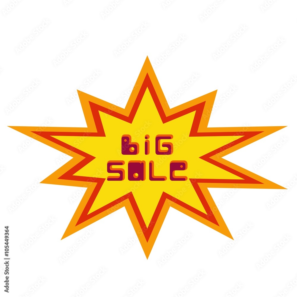 Label - big sale Label - big sale