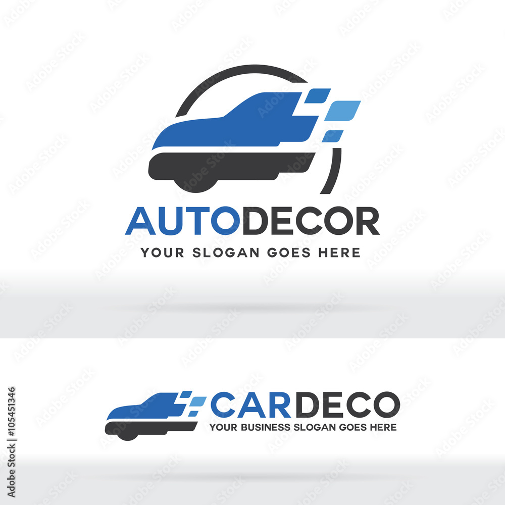 Car Decoration Logo, Car Body Paint Brand Identity Stock Vector Adobe