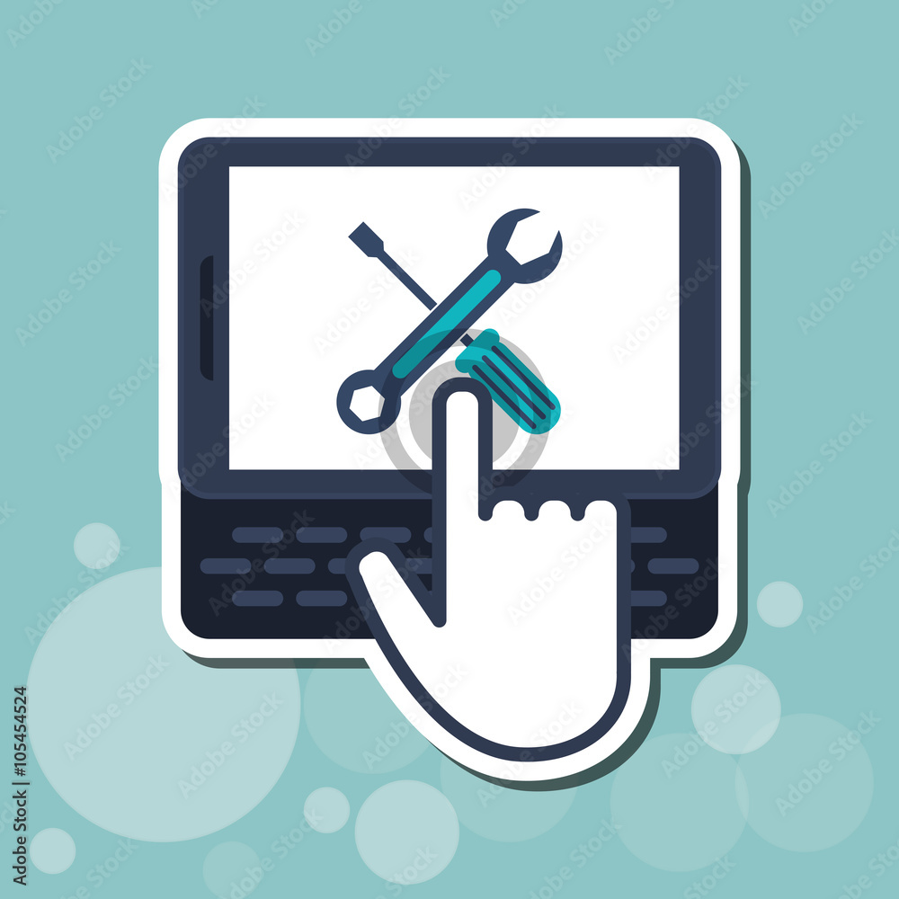 Technology design , Vector illustration Technology design , Vector illustration