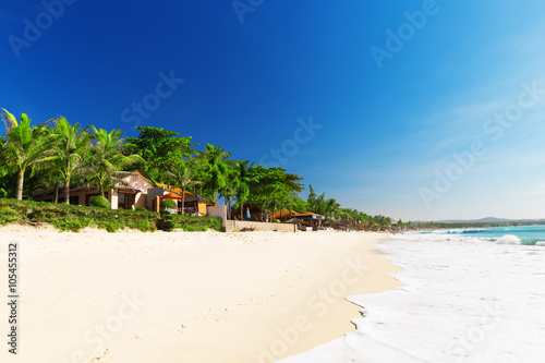 Mui Ne White Sandy Beach  Vietnam. Asia