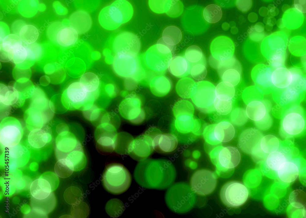 Green Bokeh
