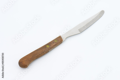 Wooden-handled table knife