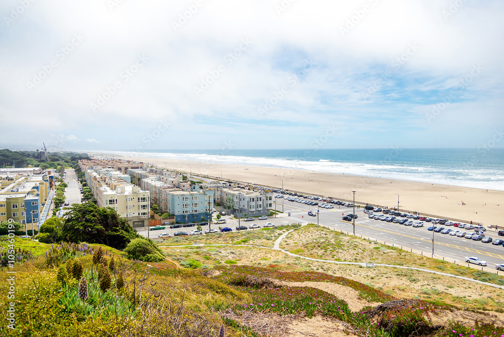 outer richmond, Great Highway, Ocean Beach, San Francisco, Calif