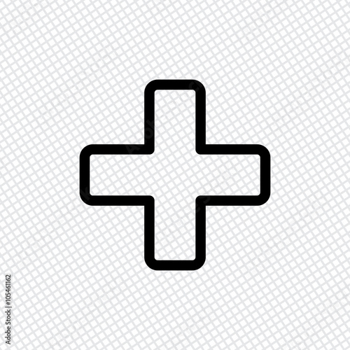 Medical cross icon