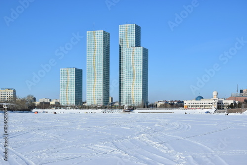 View in Astana, Kazakhstan, in winter © photo20ast