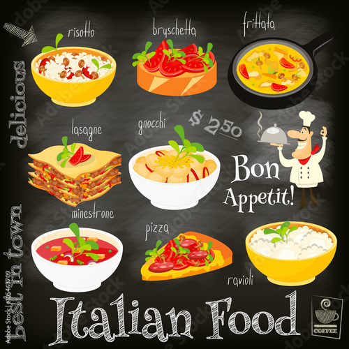 Italian Food Menu